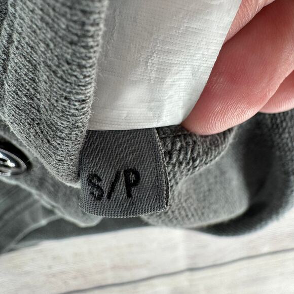 Todd Snyder Vintage Wash Dyed Cardigan Sweatshirt Mens Small Gray - Picture 7 of 9